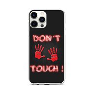 TopQ iPhone 12 Pro Max Silicone Don't Touch Red 53591 - Phone Cover