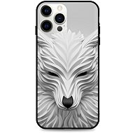 TopQ LUXURY iPhone 12 Pro Max solid White Wolf 53566 - Phone Cover