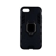 TopQ iPhone SE 2020 durable black with ring 53698 - Phone Cover