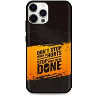 TopQ iPhone 12 Pro silicone Don´t Stop 54255 - Phone Cover