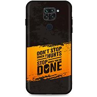 TopQ Xiaomi Redmi Note 9 silicone Don´t Stop 54129 - Phone Cover