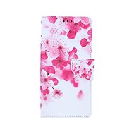 TopQ Xiaomi Redmi Note 8T booklet Pink flowers 54726 - Phone Case