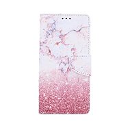 TopQ Samsung A51 bookcase Pink marble 54402 - Phone Case