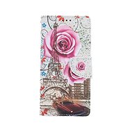 TopQ iPhone SE 2020 booklet Blooming Paris 54677 - Phone Case