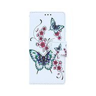TopQ Xiaomi Redmi Note 8 Pro booklet Butterflies with flower 54648 - Phone Case