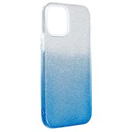 Forcell iPhone 12 glitter silver-blue 54806 - Phone Cover