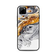 TopQ LUXURY Realme C11 solid Marble grey-gold 55036 - Phone Cover