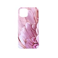 TopQ iPhone 12 silicone Feather Pink 54846 - Phone Cover