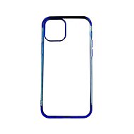 TopQ Frame iPhone 12 silicone blue 54792 - Phone Cover