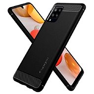 Spigen Rugged Armor Samsung A42 silicone black 55373 - Phone Cover