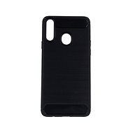 TopQ Samsung A20s silicone black 55370 - Phone Cover