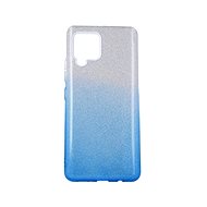 TopQ Samsung A42 glitter silver-blue 55361 - Phone Cover