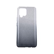 TopQ Samsung A42 glitter silver-black 55360 - Phone Cover