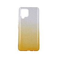 TopQ Samsung A42 glitter silver-orange 55359 - Phone Cover