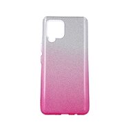 TopQ Samsung A42 glitter silver-pink 55358 - Phone Cover