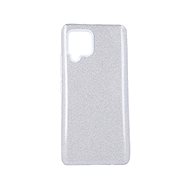 TopQ Samsung A42 glitter silver 55357 - Phone Cover