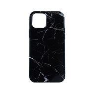 TopQ iPhone 12 Pro Silicone Marble Black-Grey 55489 - Phone Cover