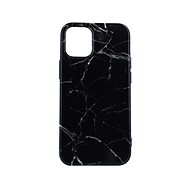 TopQ iPhone 12 mini silicone Marble black-grey 55484 - Phone Cover