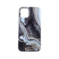 TopQ iPhone 12 mini silicone Marble white-brown 55483 - Phone Cover