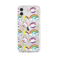 TopQ iPhone 12 silicone Chunky Unicorns 55315 - Phone Cover