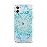 TopQ iPhone 12 silicone Blue Mandala 55303 - Phone Cover