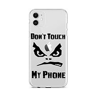 TopQ iPhone 12 silicone Don't Touch transparent 55287 - Phone Cover