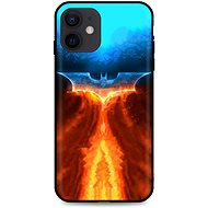 TopQ iPhone 12 silicone Fiery Batman 55158 - Phone Cover
