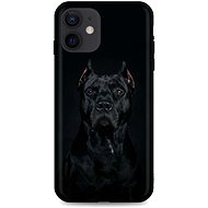 TopQ iPhone 12 silicone Dark Pitbull 55099 - Phone Cover
