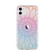 TopQ iPhone 12 silicone Rainbow Mandala 55298 - Phone Cover