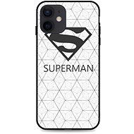 TopQ iPhone 12 3D silicone White Superman 55241 - Phone Cover