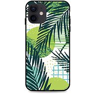 TopQ LUXURY iPhone 12 hard Green Leaves 55188 - Phone Cover