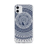 TopQ iPhone 12 silicone Navy Mandala 55284 - Phone Cover