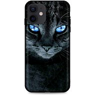 TopQ iPhone 12 silicone Dark Cat 55160 - Phone Cover