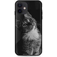 TopQ iPhone 12 silicone Cute Cat 55159 - Phone Cover