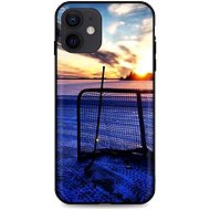 TopQ iPhone 12 silicone Hockey Sunset 55156 - Phone Cover