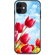 TopQ iPhone 12 silicone Tulips 55106 - Phone Cover