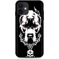 TopQ iPhone 12 silicone Fighting Dog 55094 - Phone Cover