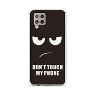 TopQ Samsung A42 silicone Don't Touch 55416 - Phone Cover