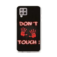 TopQ Samsung A42 silicone Don't Touch Red 55407 - Phone Cover