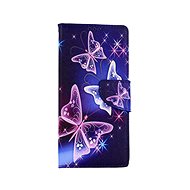 TopQ Samsung A42 book Blue with butterflies 55534 - Phone Case