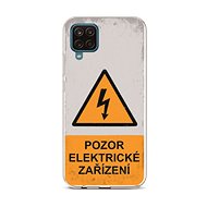 TopQ Samsung A12 silicone Attention electrical equipment 55830 - Phone Cover