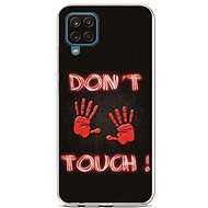 TopQ Samsung A12 silicone Don´t Touch Red 55829 - Phone Cover