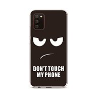 TopQ Samsung A02s silicone Don´t Touch 55804 - Phone Cover