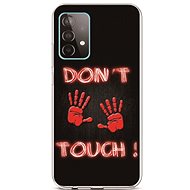 TopQ Samsung A52 silicone Don't Touch Red 55766 - Phone Cover