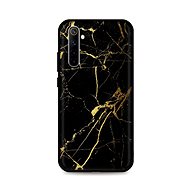 TopQ LUXURY Realme 6s solid black and gold 56386 - Phone Cover