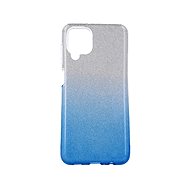 Forcell Samsung A12 glitter silver-blue 56467 - Phone Case