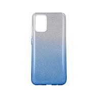 Forcell Samsung A02s glitter silver-blue 56519 - Phone Case