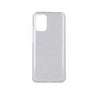 Forcell Samsung A02s glitter silver 56518 - Phone Case