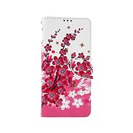 TopQ Samsung A12 Booklet Flowers Textile 56599 - Phone Case