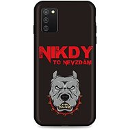 TopQ Samsung A02s silicone I'll never give up 56729 - Phone Cover